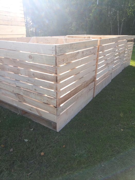 Skrzyniopalety drewniane nowe 150x120x115  mocne solidne producent palety