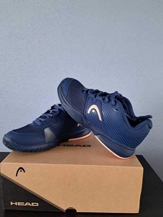 Buty do tenisa ziemnego HEAD Revolt Court rozmiar 37 granatowe