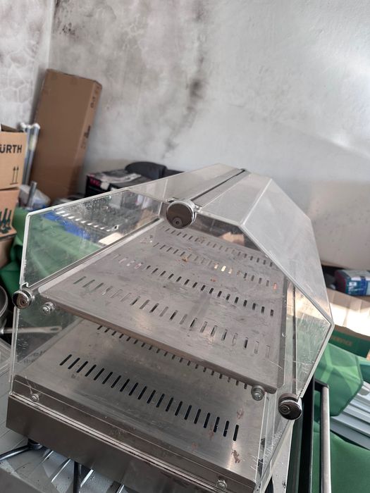 Vitrine Aquecida Profissional GGG – Inox + Vidro