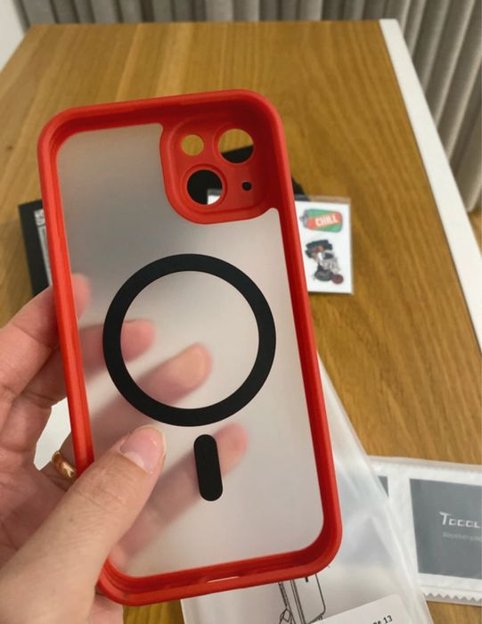 Tocol capa silicone e 2 películas vidro iPhone 13