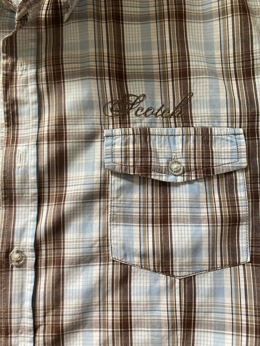 Koszula męska w kratkę