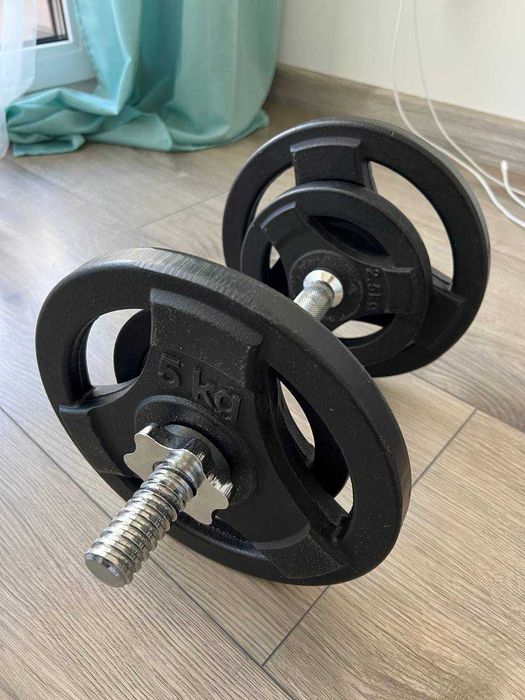 Sprzedam hantlę regulowaną 17 kg.