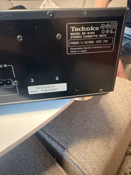 Magnetofon technics RS-B765 unikat