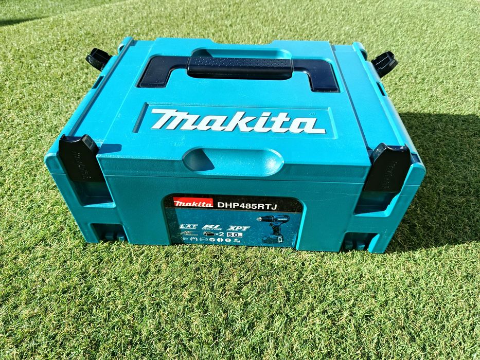 Makita DHP485RTJ 18V Brushless – 2× Baterias 5.0Ah & Makpac