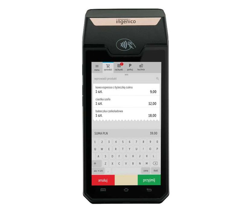 iPOS pocket2 Kasoterminal Kasa fiskalna. Przeglądy gratis