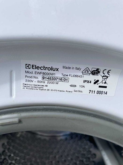 Пральна машина б/в Electrolux 8кг 1600об з Європи ГАРАНТІЯ #08189