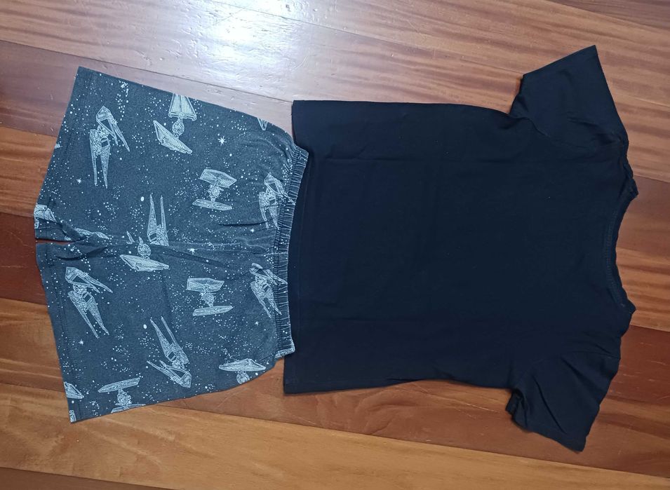 Conjunto de 2 pijamas para criança - 8/9 anos