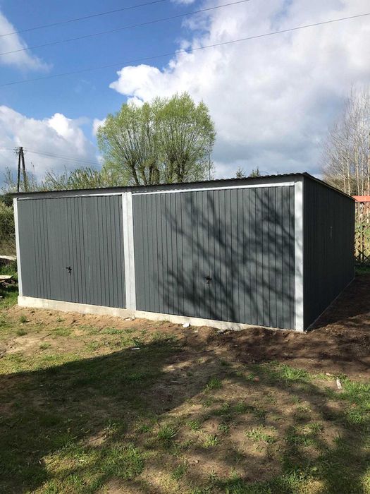 Garaż Blaszany 6x5 Dwustanowiskowy