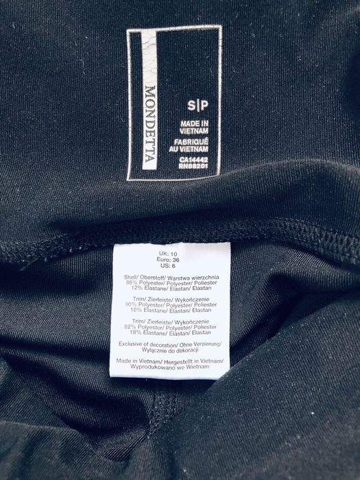 Sportowe legginsy siateczka mondetta S