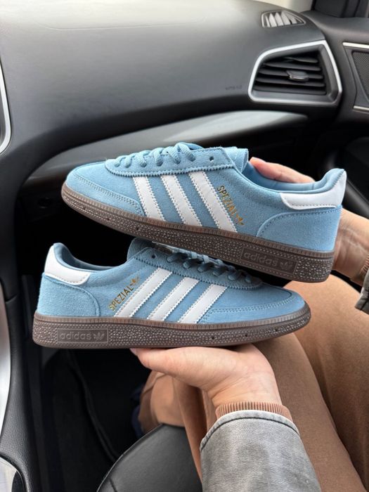 Жіночі кросівки Adidas Spezial Blue White адідас спешл блакитні