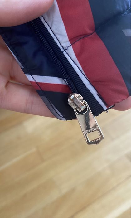 Lekka puchowa kurtka wiosenna Tommy Hilfiger rozmiar M
