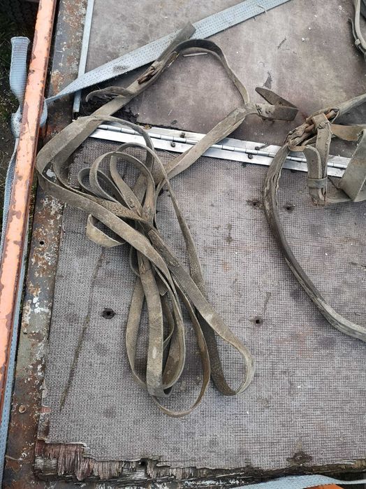 Uprząż dla konia pociagowego.