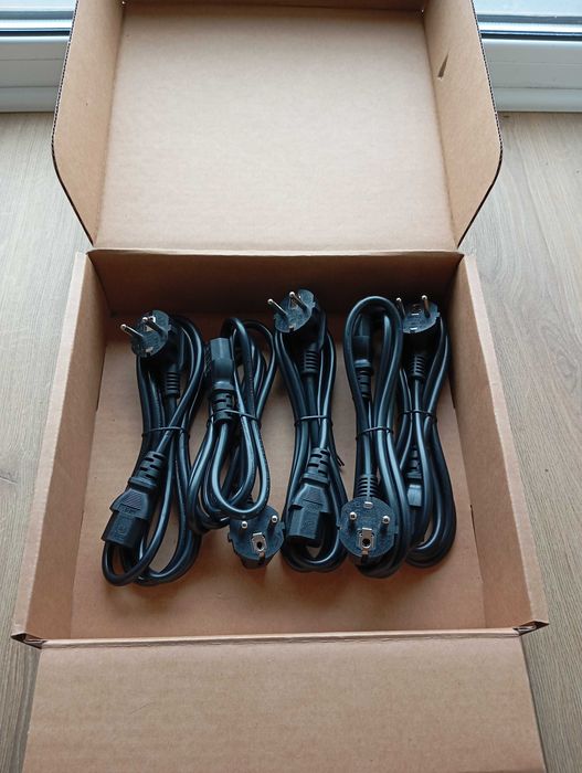 Kabel zasilający C13 - 180 cm - Zestaw 5 szt