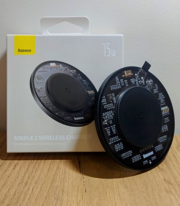 Бездротовий зарядний пристрій Baseus Simple 2 Wireless Charger зарядка