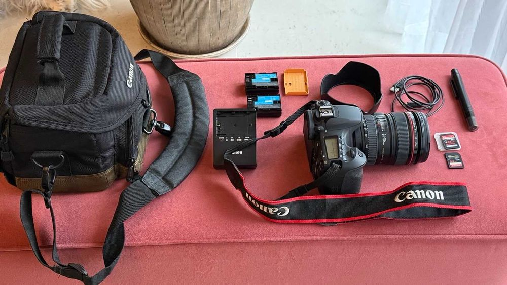 Canon Eos 60D + Obiektyw Canon EF 24-105 1:4 L IS USM, przebieg 8717