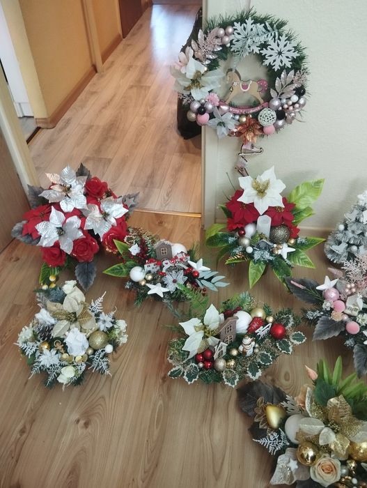 Okazja! Elegancki Ozdobny Stroik Boże Narodzenie i Nie Tylko.