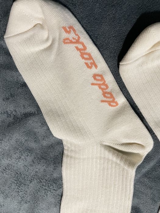 Панчохи Dodo Socks в рубчик, молочні, 39-41, нові