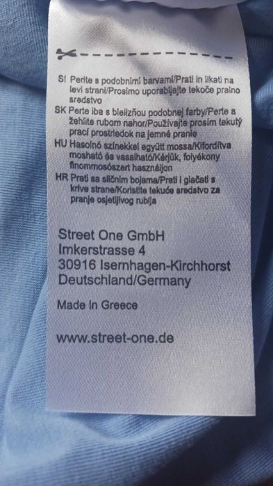 Bluzka Street One XL niebieska