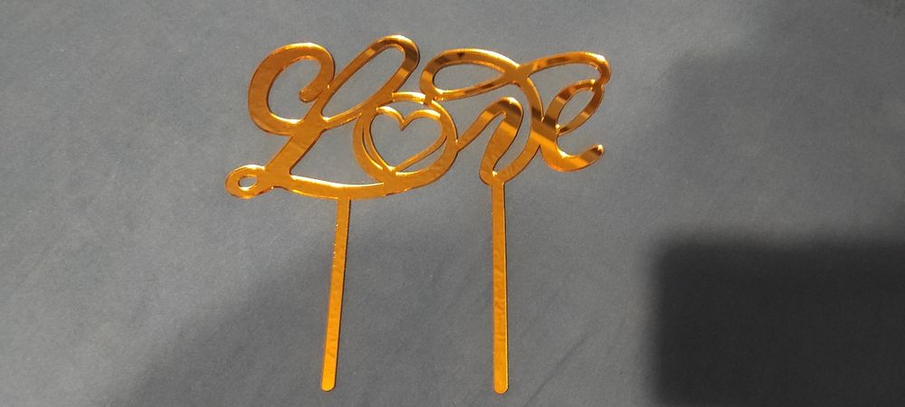 Topper na tort numery na stoły ślub wesele