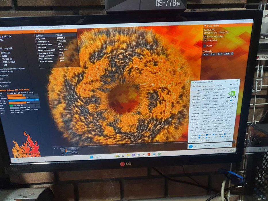 Компьютер s1151v2 i5-9400F 16 Гб DDR4 250 Гб nvme GTX1660 super 6 Гб