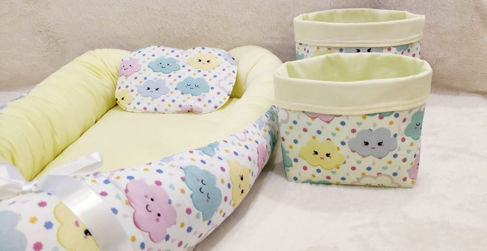 Conjunto de ninho + cestos