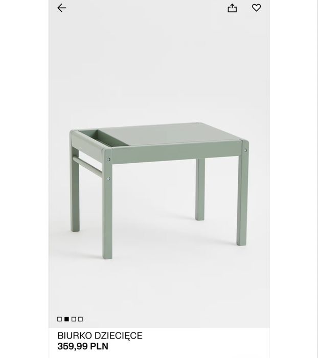 h&m home Stolik i krzeselka dzieciece