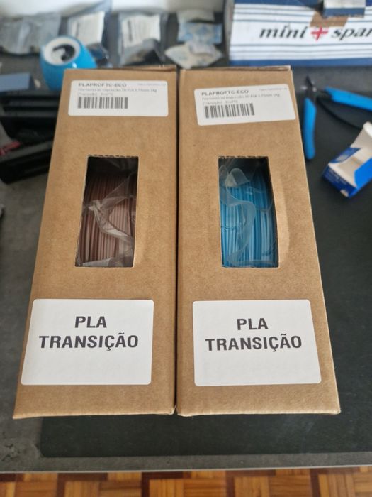 Filamento PLA transição