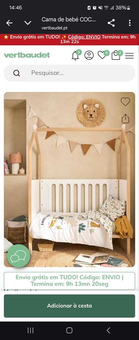 Berço tipi bebé como novo