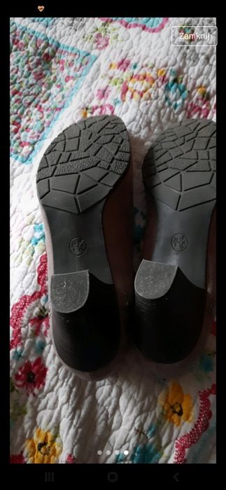 Buty czółenka beż
