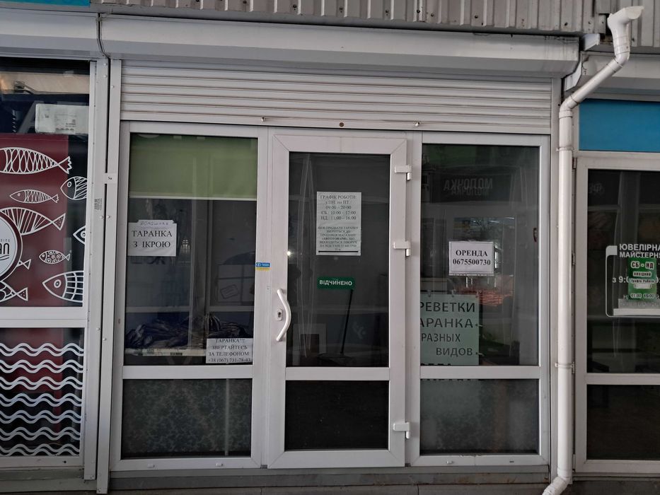 Оренда торгівельних приміщень 90м.кв. та 30м.кв. пр-кт Соборності, 7Б