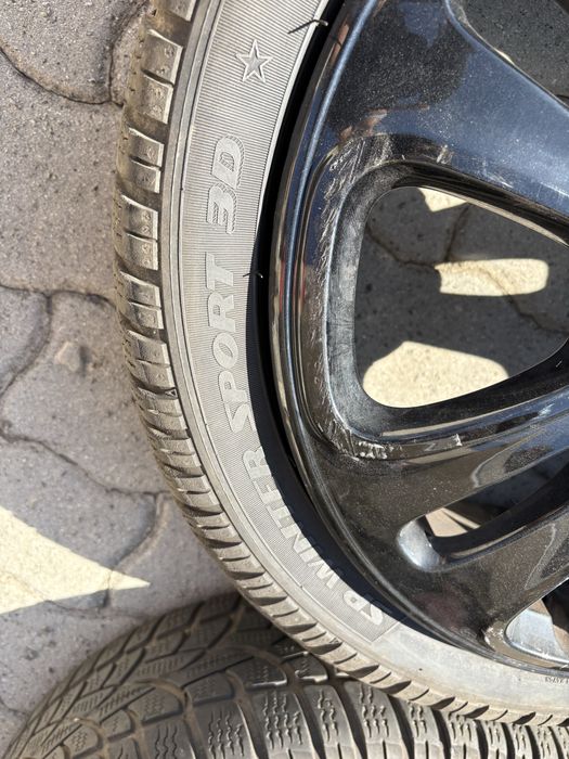 4 jantes 17’’ MINI JCW com pneus 185/50R17 Dunlop