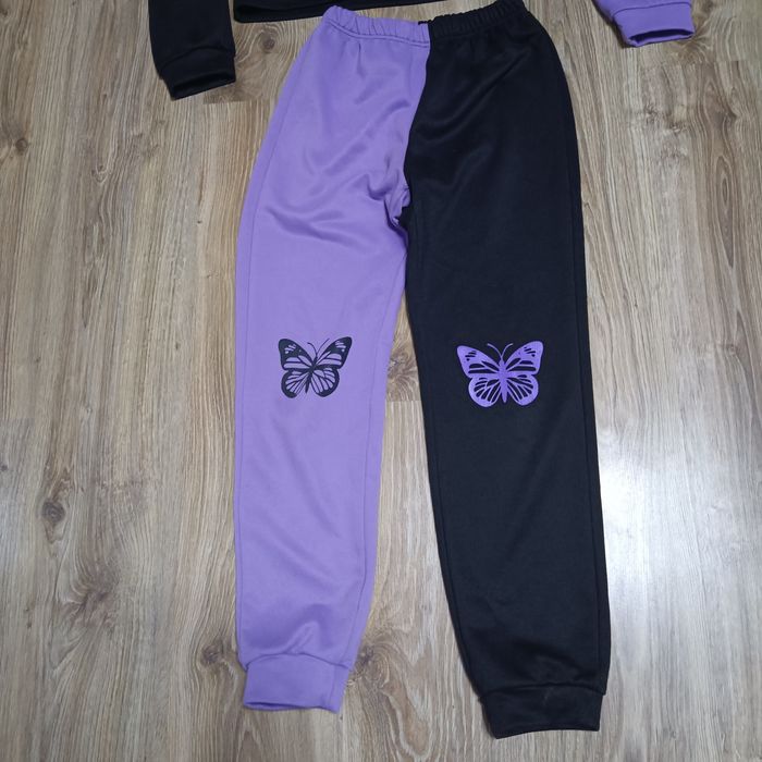 Dres fioletowo-czarny 11/12 lat