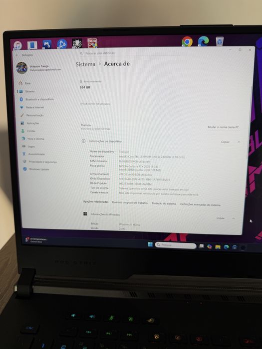 Asus rog Scar lll