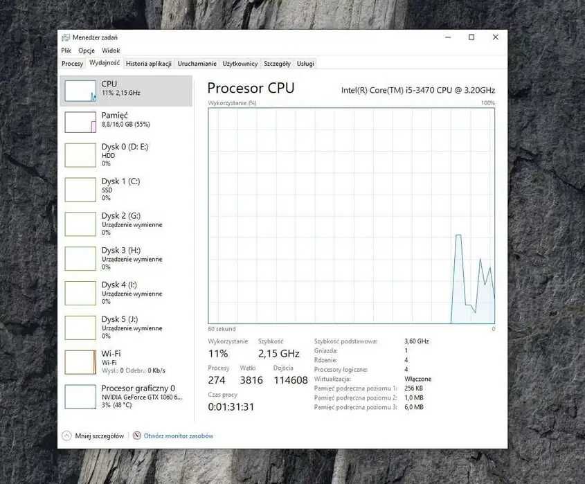Komputer Intel i5 3,2GHz + 16 GB RAM RipjawsX + GIGABYTE GA-Z77