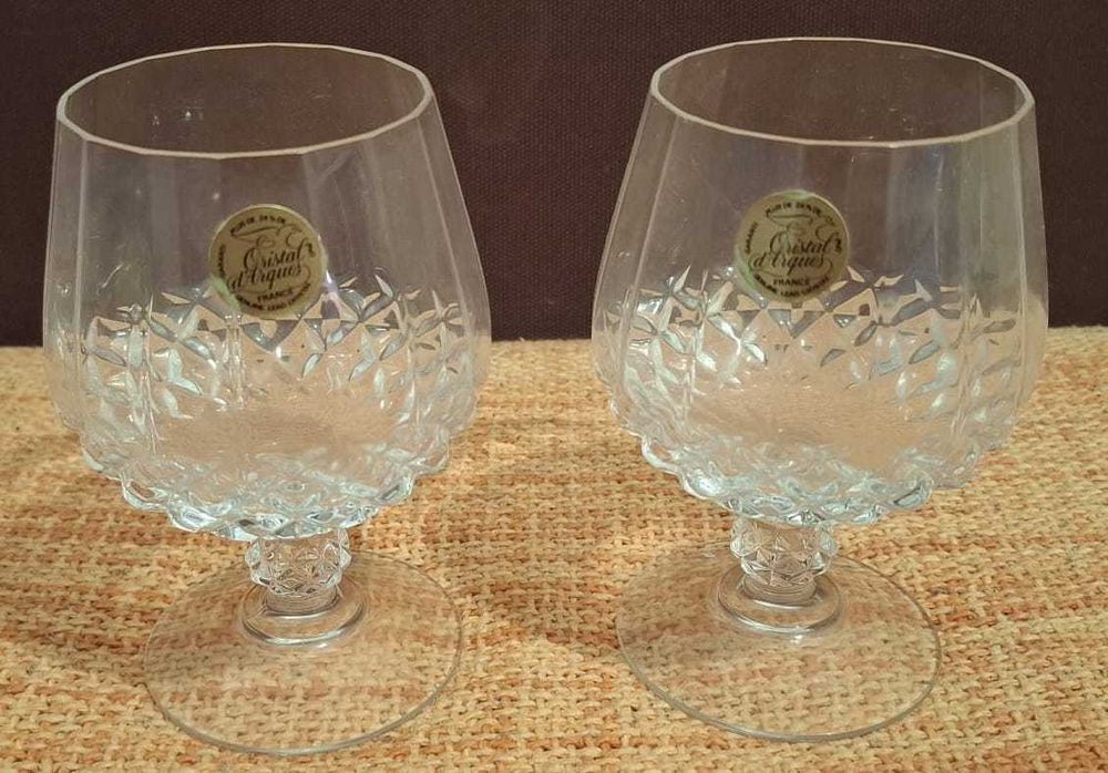 3 Garrafas e 6 copos de Crystal d'Arques425284177233203204