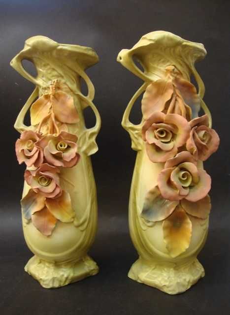 Par de jarras em porcelana Velho Paris
