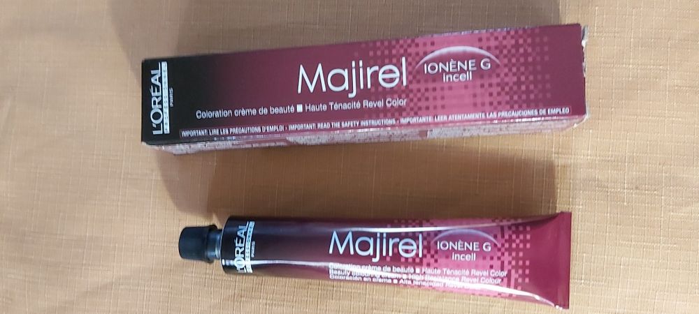 LOREAL Majirel 6.55 farba do włosów Plus gratis