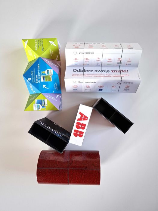 Kostki i układanki. Kreatywne zabawki 3D – 4 sztuki