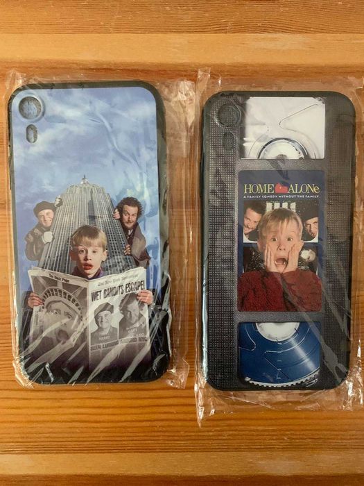 Чехол для iphone XR новый картинка "Один дома" 2 шт. силиконовый