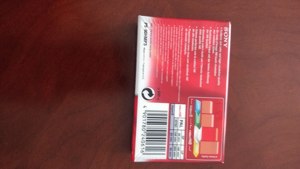 Cassete video Hi 8 HMP 90