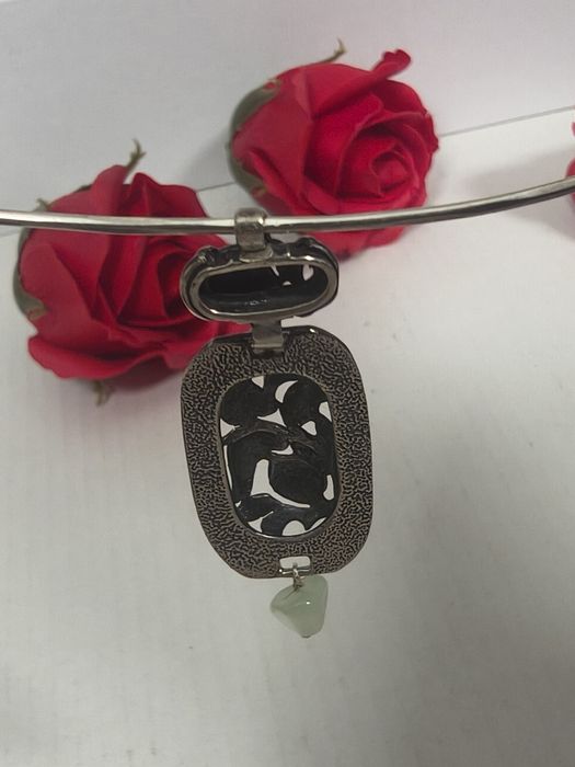 Колье чёкер подвеска 925проба серебро