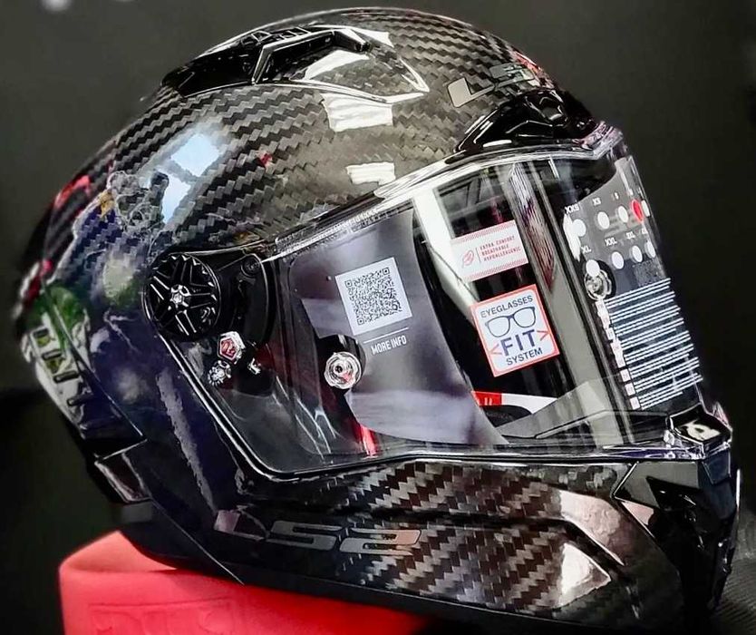 Capacete NOVO LS2 Thunder Carbon Plus (30% Desconto) EXTRAS. Tam. L-XL