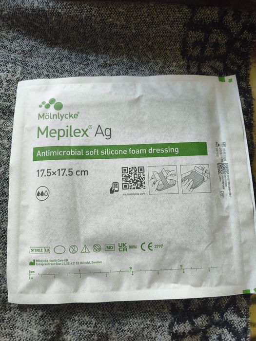 Opatrunek Mepilex Ag 17,5x17,5
