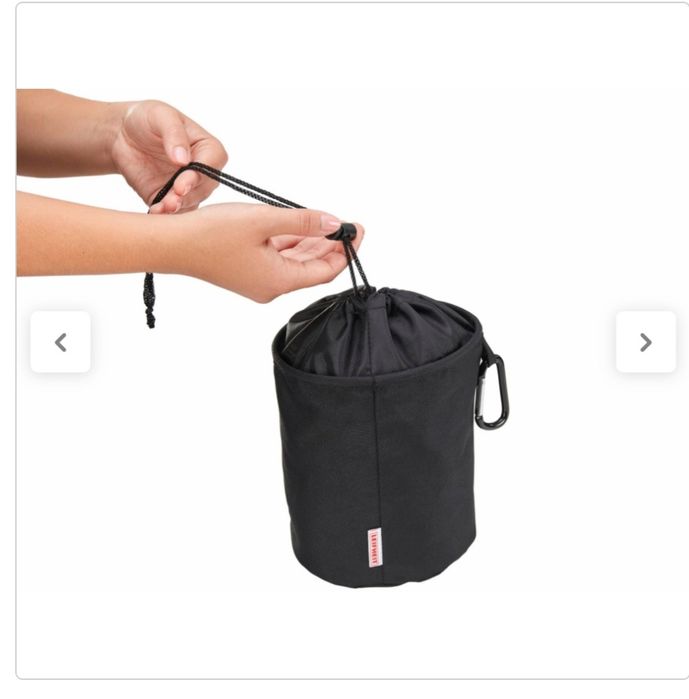 Bolsa para molas de roupa com mosquetão