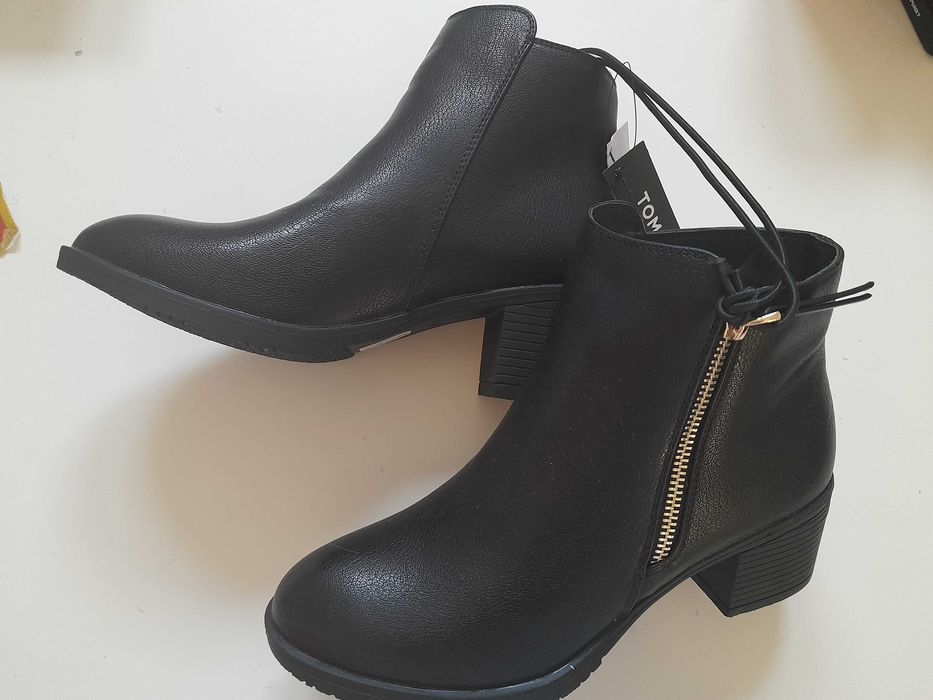 botki czarne nowe