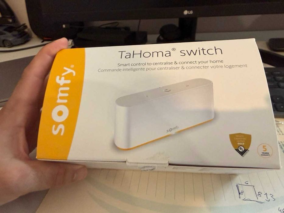 Centralka TaHoma switch Somfy