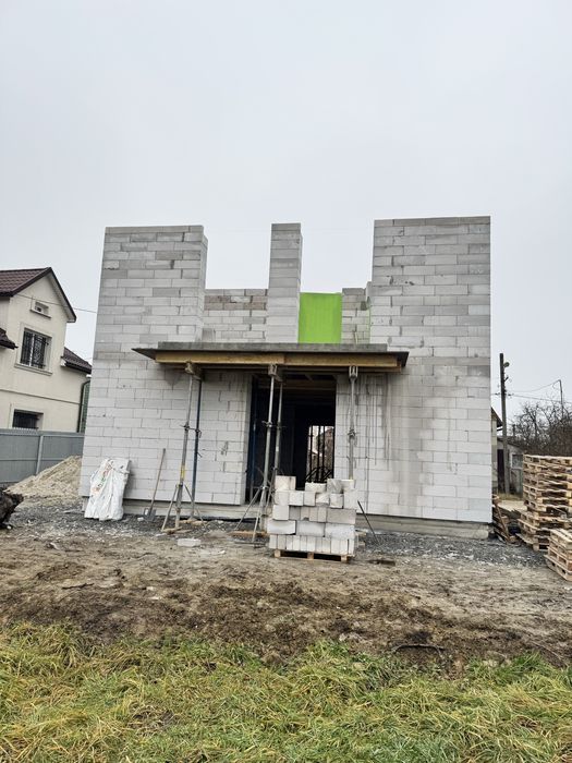 Мурування газоблоку, кладка перегородок , Львів та область
