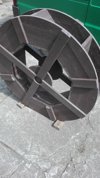 Koło Młyńskie 120 cm Ozdoba do ogrodu