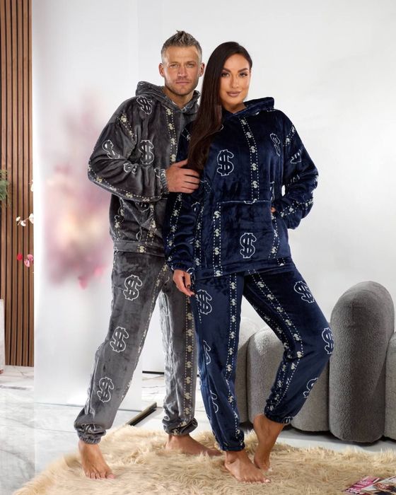 Піжама чоловіча / жіноча тепла . Костюм домашній жіночий/ чоловічий