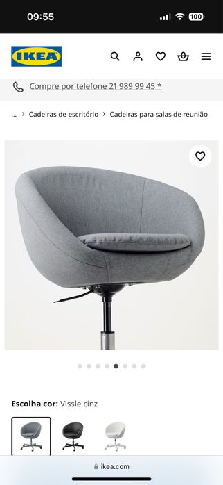 Cadeira SKRUVSTA IKEA como nova